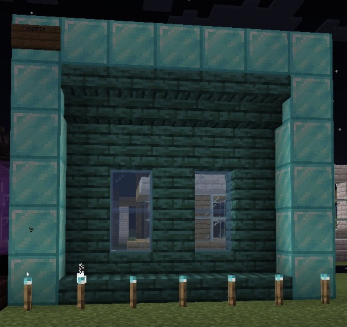 The Twin Windows in Blue